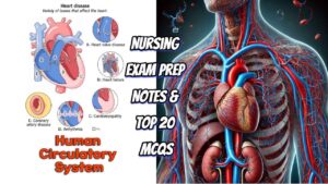 Cardiovascular System: Nursing Exam Prep Notes & Top 20 MCQs for Success